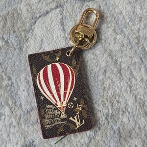 Louis Vuitton Red and White Balloon Keychain